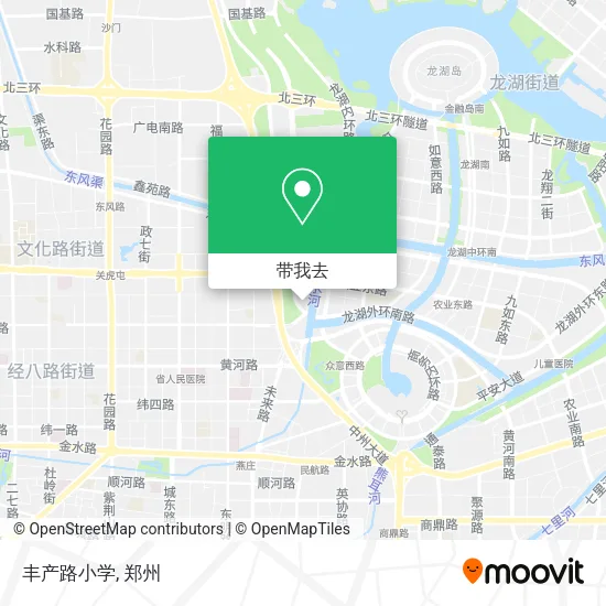 丰产路小学地图