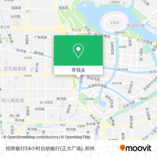招商银行24小时自助银行(正大广场)地图