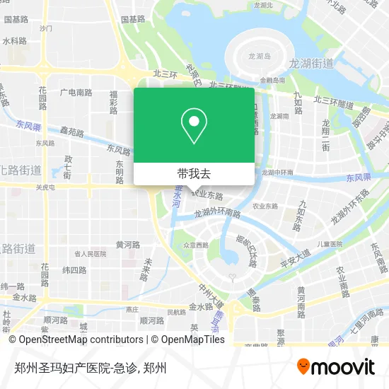 郑州圣玛妇产医院-急诊地图