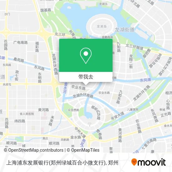 上海浦东发展银行(郑州绿城百合小微支行)地图