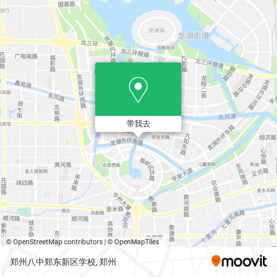 郑州八中郑东新区学校地图