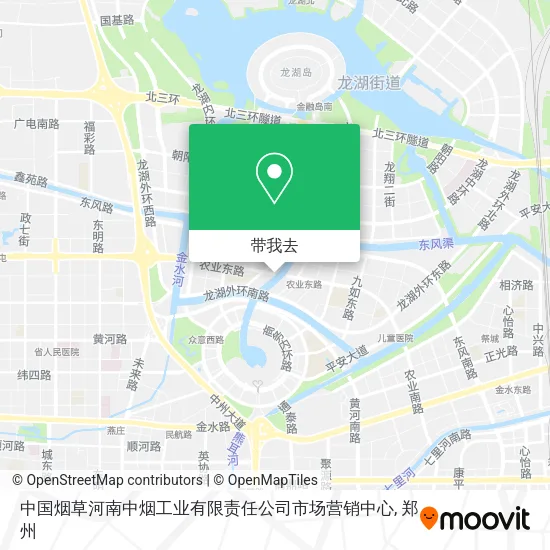 中国烟草河南中烟工业有限责任公司市场营销中心地图