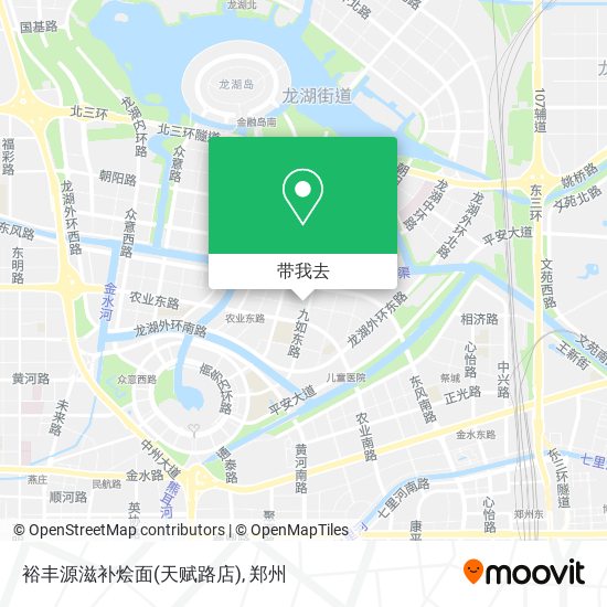 裕丰源滋补烩面(天赋路店)地图