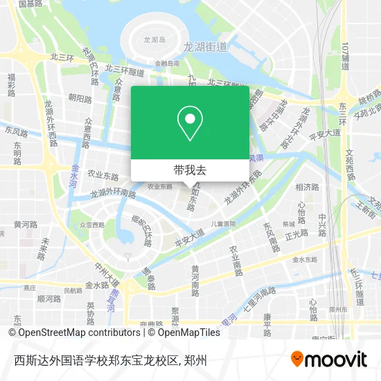西斯达外国语学校郑东宝龙校区地图