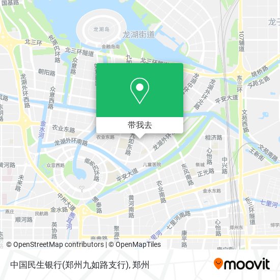 中国民生银行(郑州九如路支行)地图