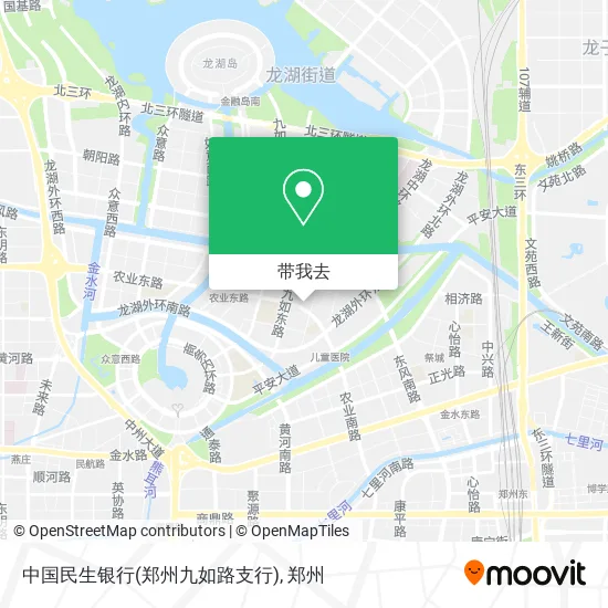 中国民生银行(郑州九如路支行)地图