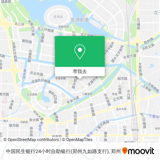 中国民生银行24小时自助银行(郑州九如路支行)地图