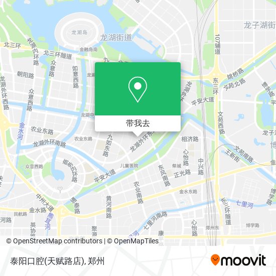 泰阳口腔(天赋路店)地图