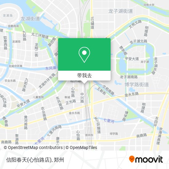 信阳春天(心怡路店)地图