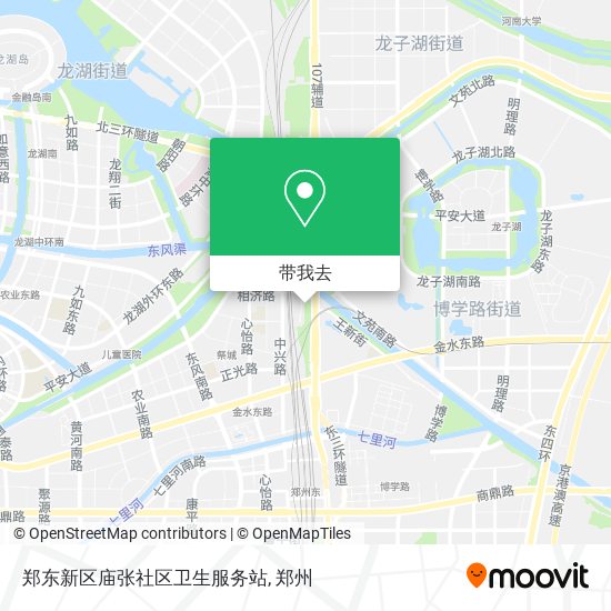 郑东新区庙张社区卫生服务站地图