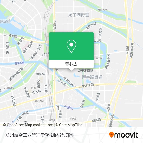 郑州航空工业管理学院-训练馆地图
