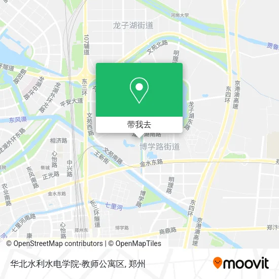华北水利水电学院-教师公寓区地图