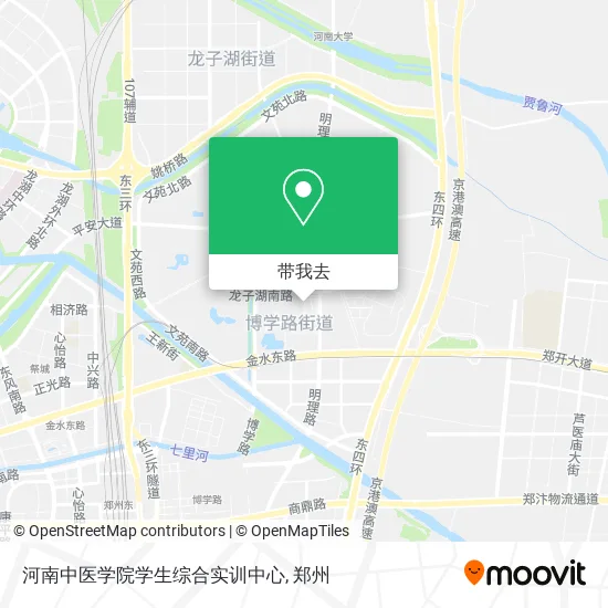河南中医学院学生综合实训中心地图