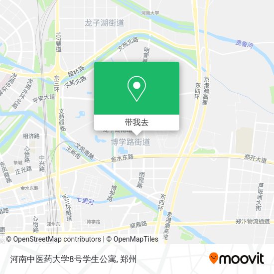 河南中医药大学8号学生公寓地图