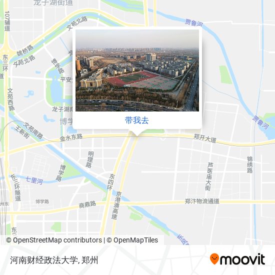 河南财经政法大学地图