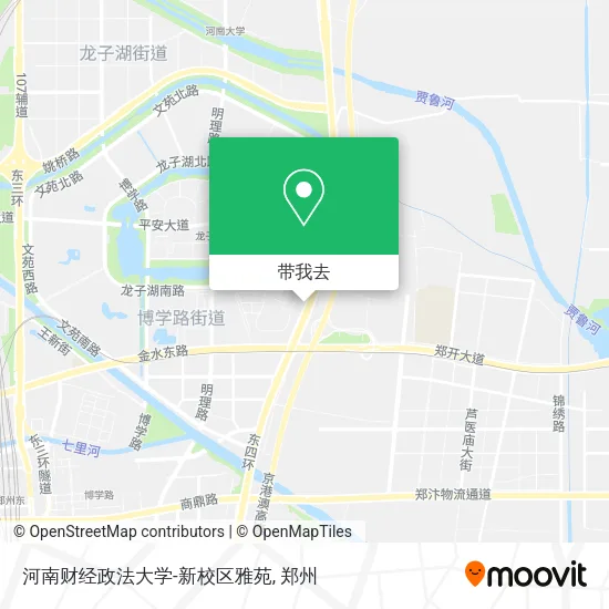 河南财经政法大学-新校区雅苑地图
