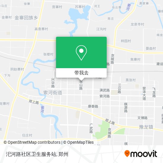 汜河路社区卫生服务站地图