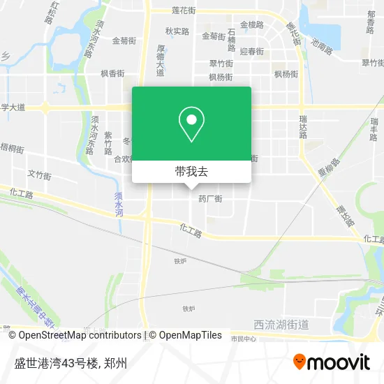 盛世港湾43号楼地图