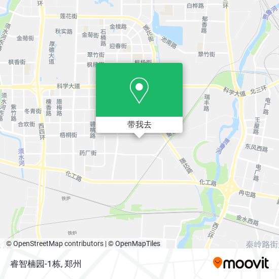 睿智楠园-1栋地图