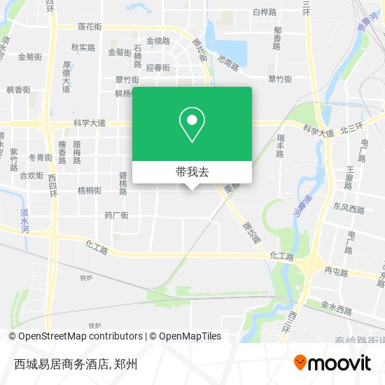 西城易居商务酒店地图