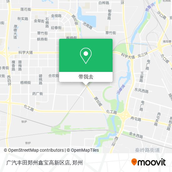 广汽丰田郑州鑫宝高新区店地图