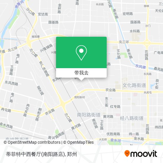 蒂菲特中西餐厅(南阳路店)地图