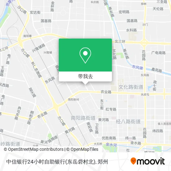 中信银行24小时自助银行(东岳砦村北)地图