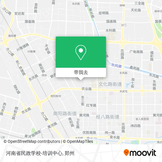 河南省民政学校-培训中心地图