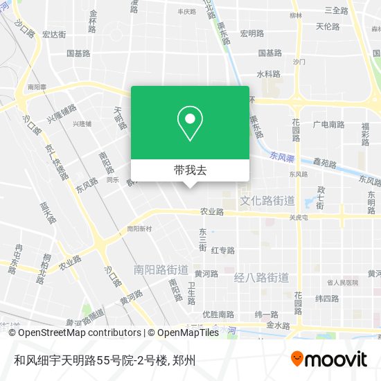 和风细宇天明路55号院-2号楼地图