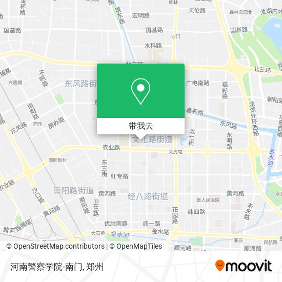 河南警察学院-南门地图
