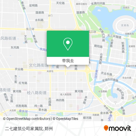 二七建筑公司家属院地图