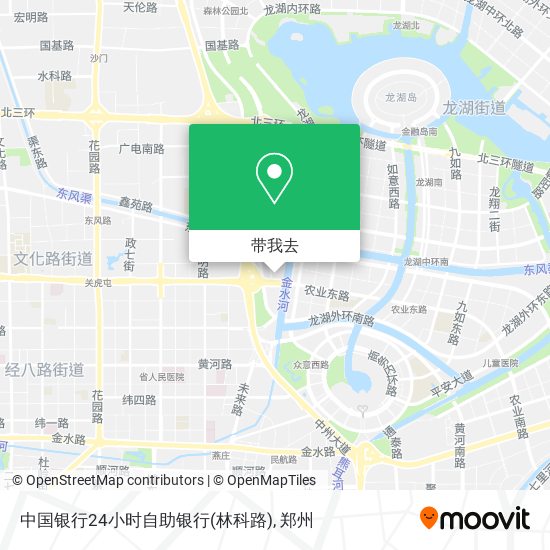 中国银行24小时自助银行(林科路)地图