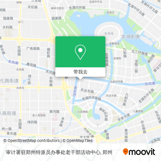 审计署驻郑州特派员办事处老干部活动中心地图