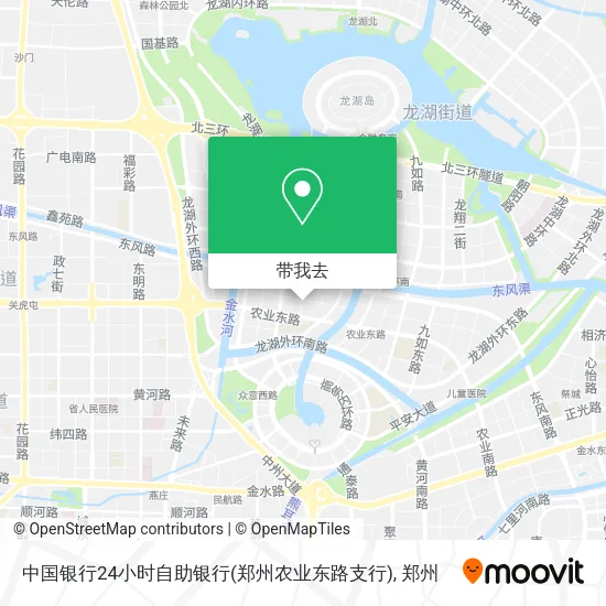 中国银行24小时自助银行(郑州农业东路支行)地图