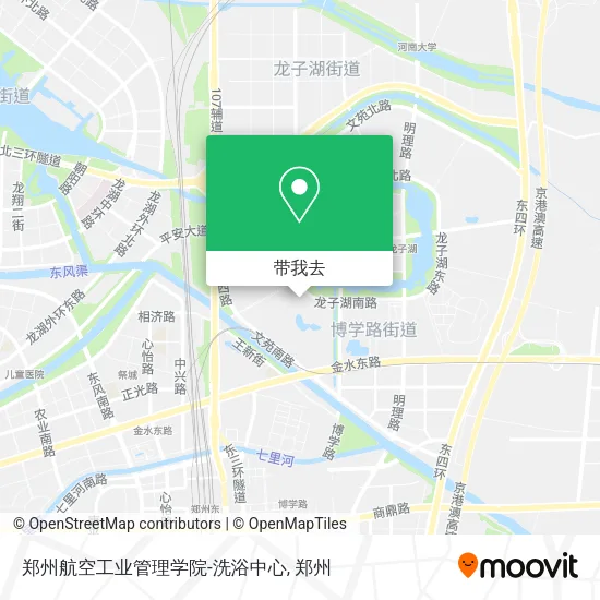 郑州航空工业管理学院-洗浴中心地图