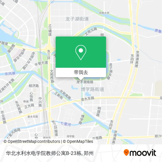 华北水利水电学院教师公寓B-23栋地图