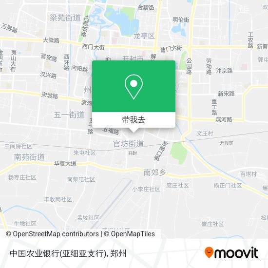 中国农业银行(亚细亚支行)地图
