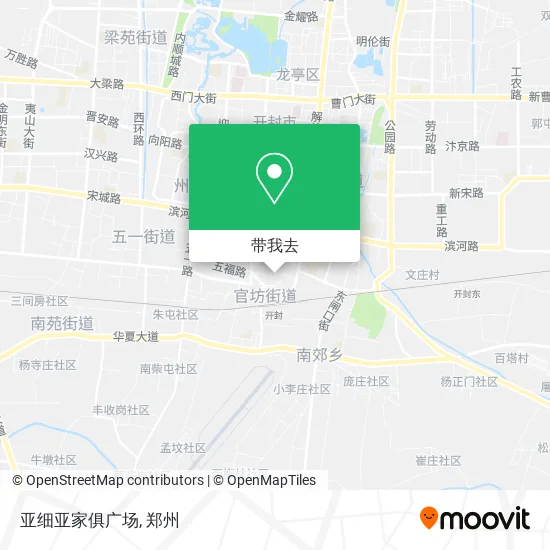 亚细亚家俱广场地图