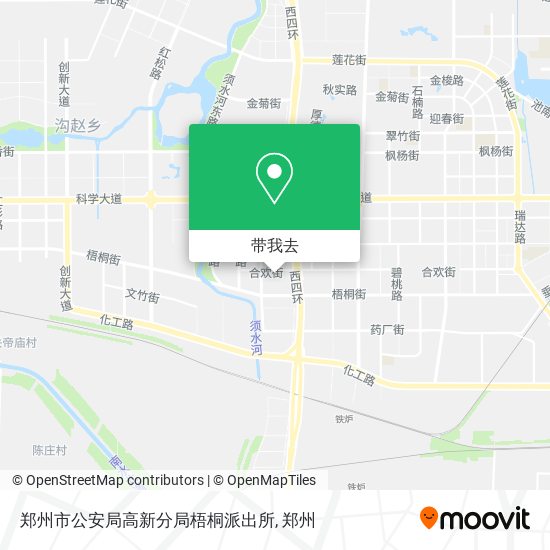 郑州市公安局高新分局梧桐派出所地图