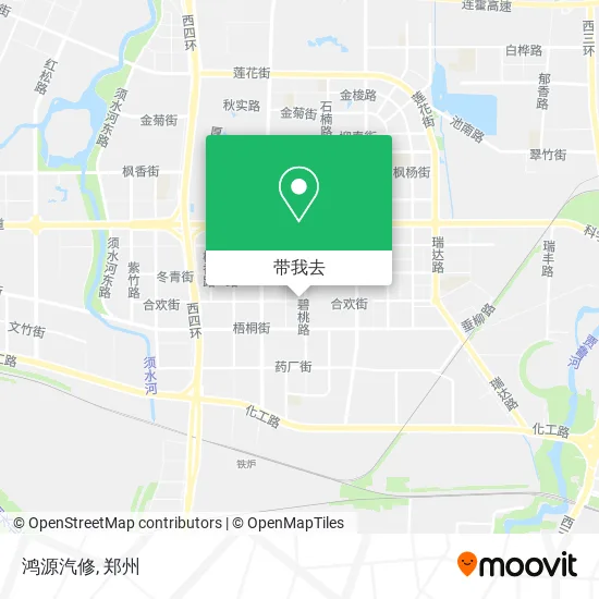 鸿源汽修地图