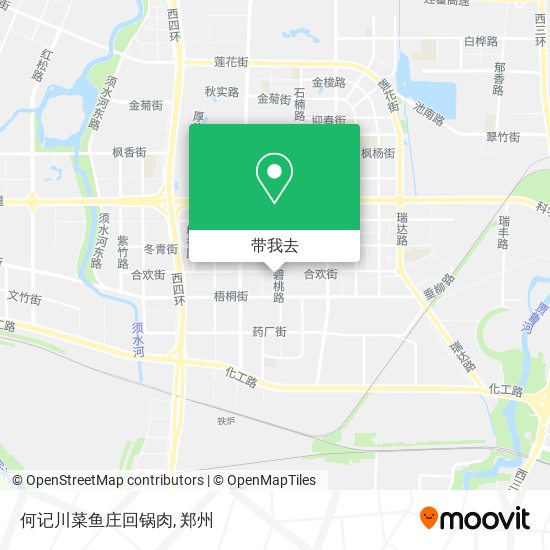 何记川菜鱼庄回锅肉地图