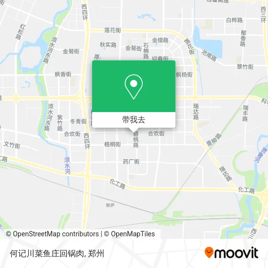 何记川菜鱼庄回锅肉地图