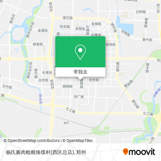 杨氏酱肉粗粮烙馍村(西区总店)地图