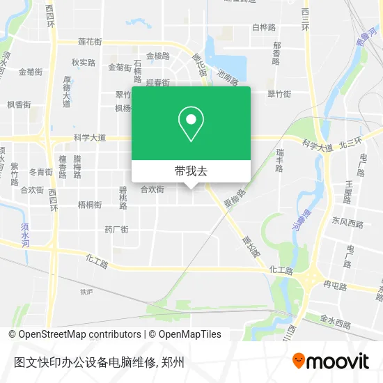 图文快印办公设备电脑维修地图