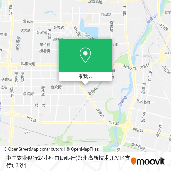 中国农业银行24小时自助银行(郑州高新技术开发区支行)地图