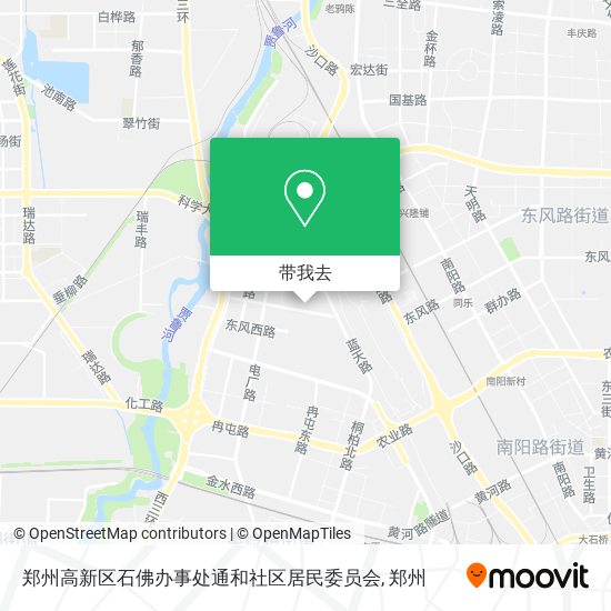 郑州高新区石佛办事处通和社区居民委员会地图