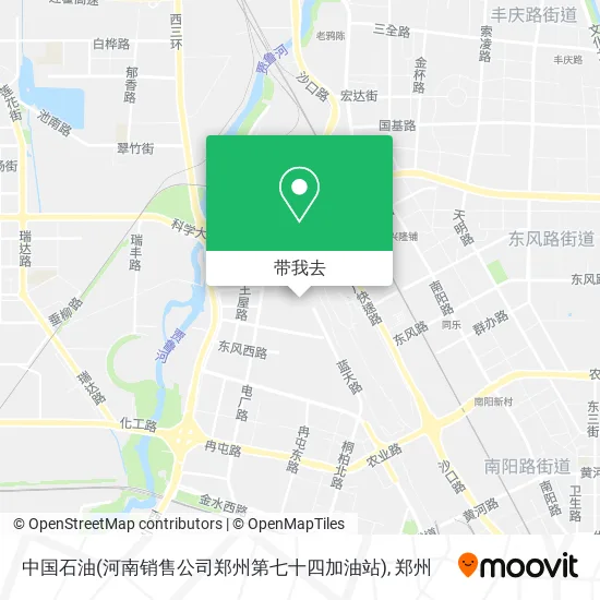 中国石油(河南销售公司郑州第七十四加油站)地图