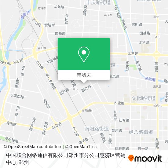 中国联合网络通信有限公司郑州市分公司惠济区营销中心地图