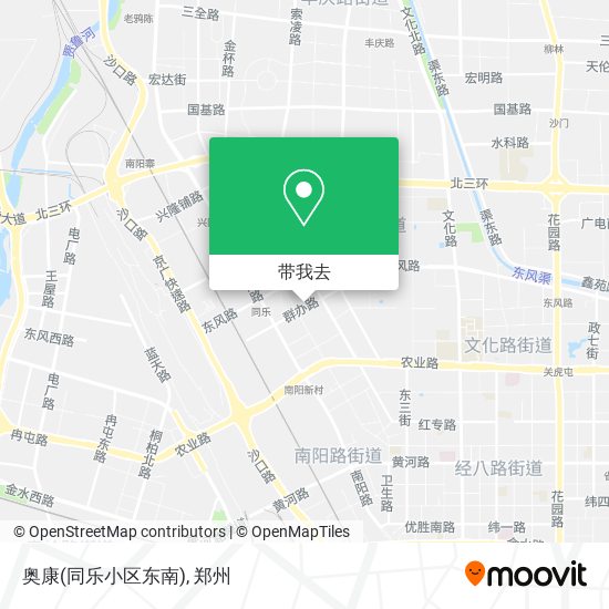 奥康(同乐小区东南)地图