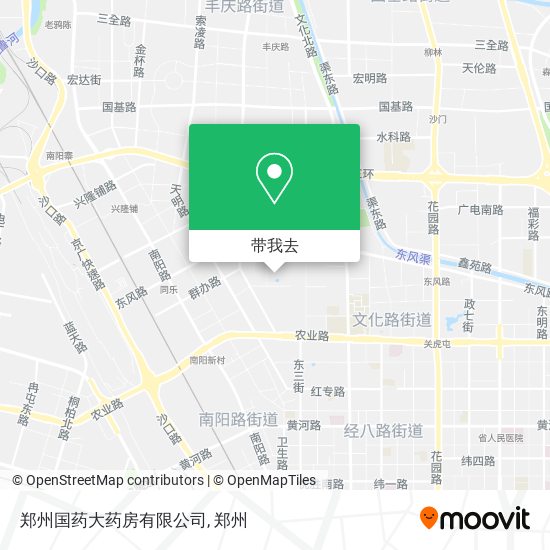 郑州国药大药房有限公司地图